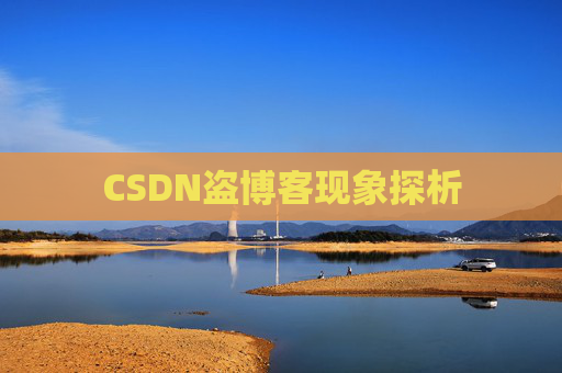 CSDN盗博客现象探析 CSDN盗博客现象探析